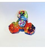 Kovový farebný fidget spinner