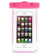 Vodotesné púzdro na mobil RUŽOVÁ farba